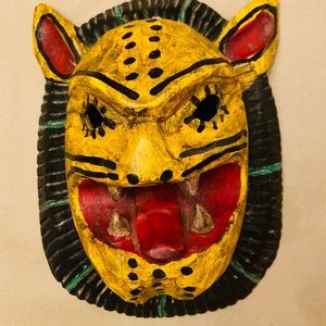 Vintage Mexican Lion Mask
